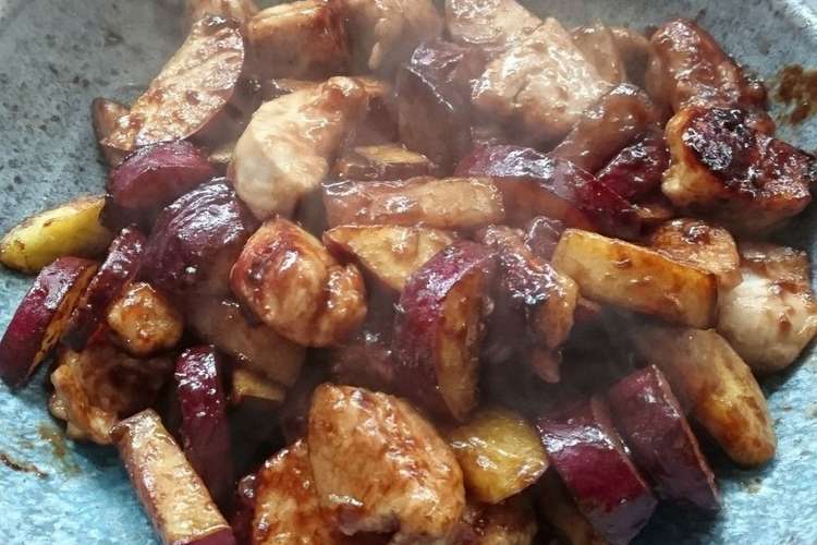 サツマイモと鶏胸肉のバルサミコ酢炒め レシピ 作り方 By コックぴよたま クックパッド 簡単おいしいみんなのレシピが360万品