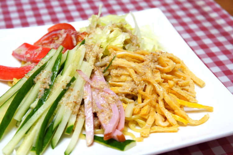 自家製ごまだれの冷やし中華 レシピ 作り方 By パパcooking クックパッド 簡単おいしいみんなのレシピが354万品