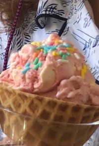 ♡お家アイスクリーム♡いちごちゃん♡
