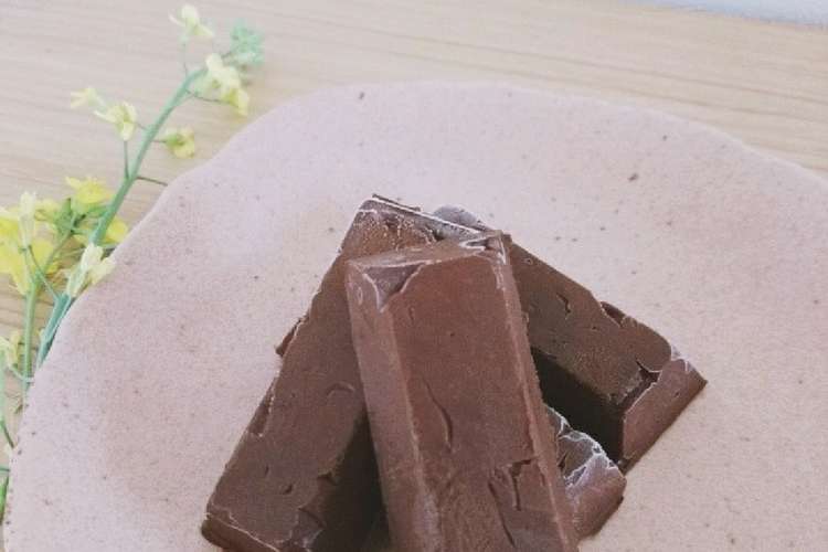 砂糖不使用 純ココアでつくる甘々チョコ レシピ 作り方 By Non クックパッド