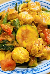 夏野菜のスリランカカレー