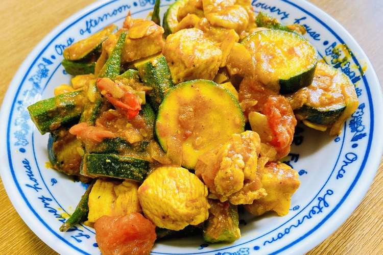 夏野菜のスリランカカレー レシピ 作り方 By クック7i96b3 クックパッド
