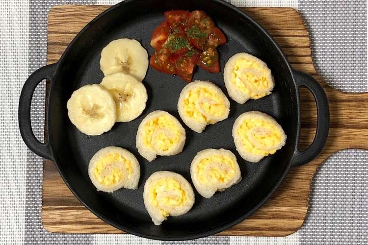 離乳食完了期 卵マヨのロールサンド レシピ 作り方 By れいくんママレシピ クックパッド 簡単おいしいみんなのレシピが360万品