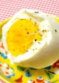 ゆで卵には…クレイジーソルト！！♡