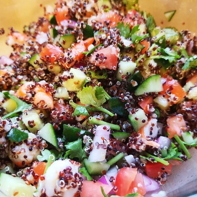 ビートとキヌアのバーガーのレシピ