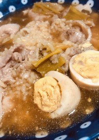 卵入り角煮風ダイエットスープご飯