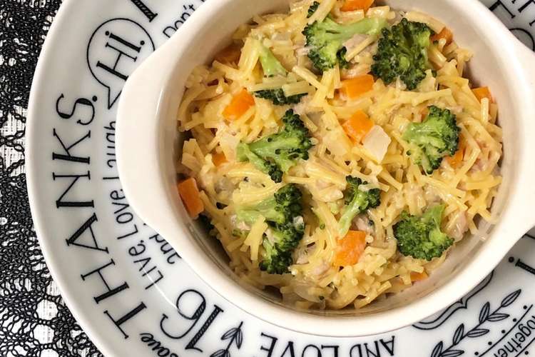 離乳食完了期 ツナと野菜のクリームパスタ レシピ 作り方 By れいくんママレシピ クックパッド 簡単おいしいみんなのレシピが361万品