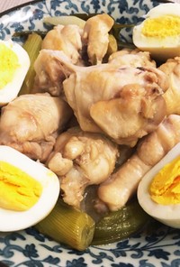 鶏手羽元と卵のさっぱりお酢煮込み