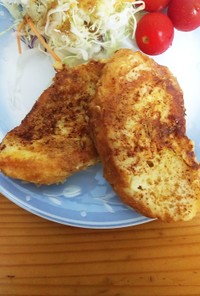 簡単♪フランスパンで作るフレンチトースト