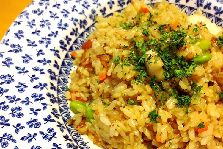 冷やご飯で作るシーフードカレーピラフ レシピ 作り方 By Kiwi クックパッド