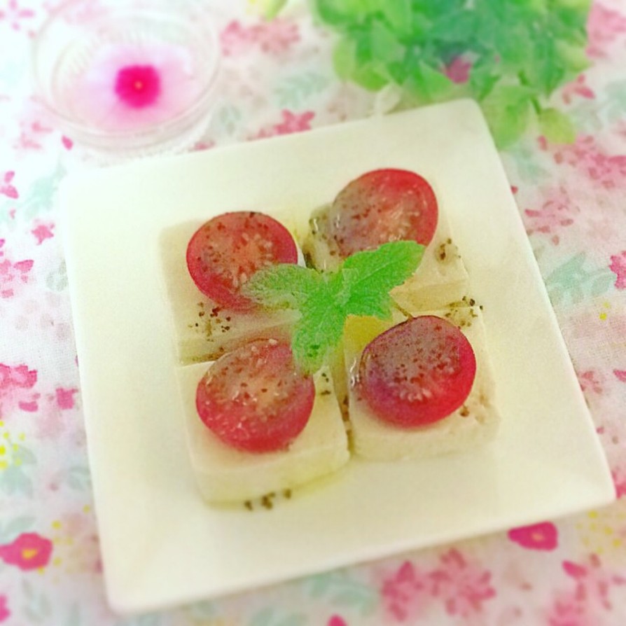 ポートベローマッシュルームのカプレーゼの詰め物 レシピ