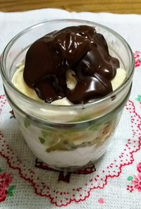  キウイのチョコレートパフェ mini