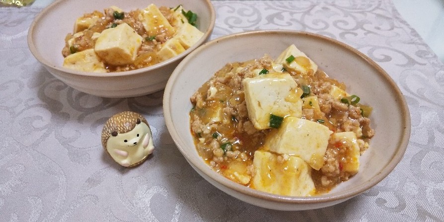 玉葱の麻婆豆腐☆の画像