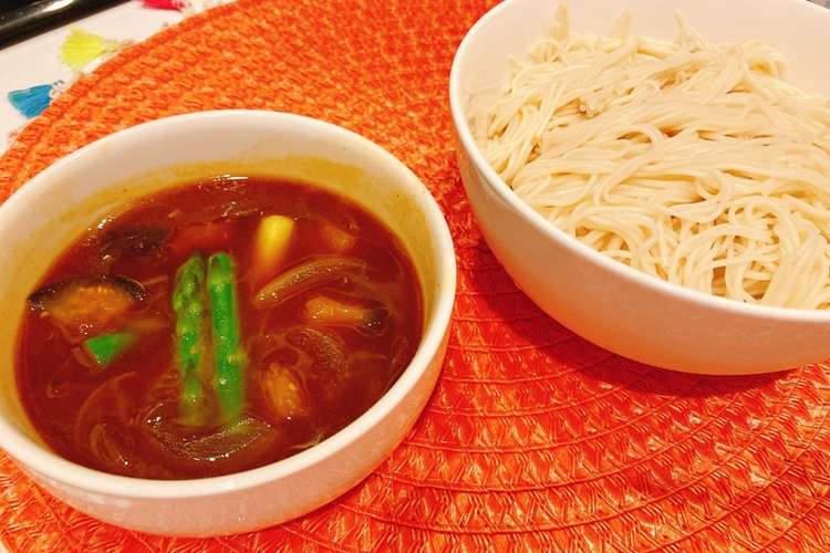 冷やしカレーつけ素麺 レシピ 作り方 By なごや娘 クックパッド