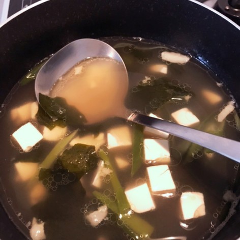 簡単牛脂スープ！
