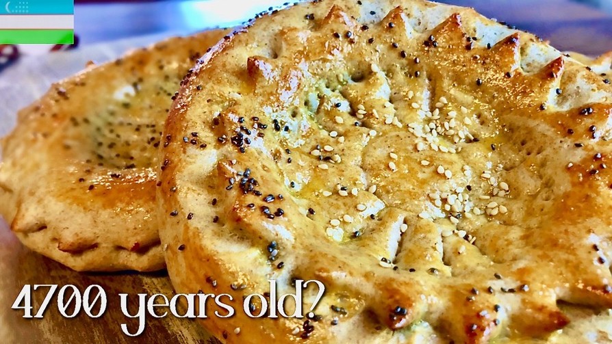 可愛すぎるウズベキスタンの伝統パン/ノンの画像