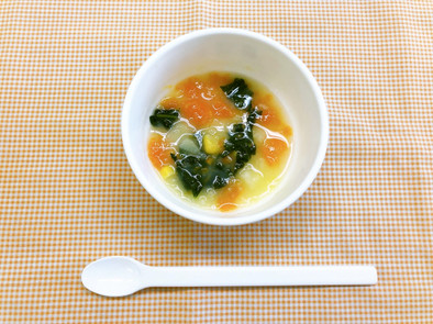 具沢山の豆乳コーンスープ☆7～8か月の写真
