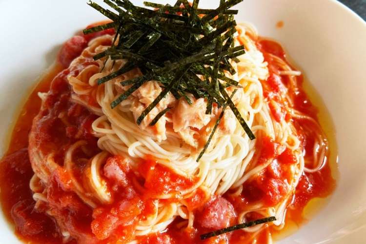 トマト缶で簡単 さっぱり トマト素麺 レシピ 作り方 By Kochan29 クックパッド 簡単おいしいみんなのレシピが373万品