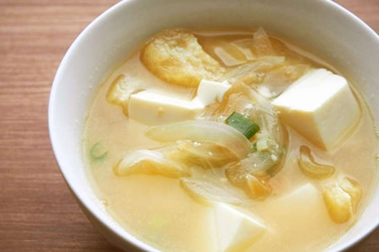 玉ねぎと豆腐の味噌汁 レシピ 作り方 By 京たまご クックパッド 簡単おいしいみんなのレシピが375万品