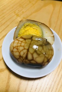 台湾料理茶葉蛋（チャーイエダン)