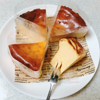 バスク風チーズケーキの写真