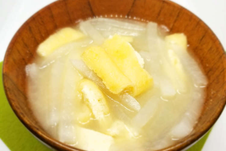 糸島鯛液みそ 大根と油揚げお味噌 レシピ 作り方 By 糸島食品 クックパッド 簡単おいしいみんなのレシピが360万品
