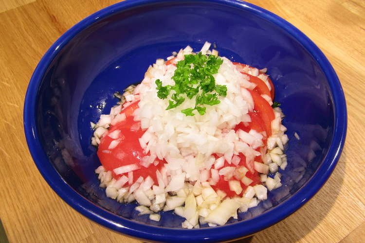 簡単5分 トマトと玉ねぎの健康夏サラダ レシピ 作り方 By 油専門店 油の王様 クックパッド 簡単おいしいみんなのレシピが361万品