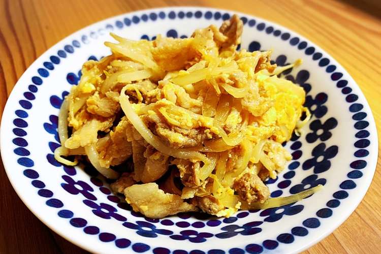 中華風 豚肉ともやしの卵とじ レシピ 作り方 By Saｰmama クックパッド 簡単おいしいみんなのレシピが356万品
