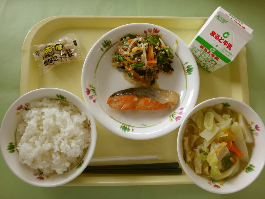 【学校給食】青菜の納豆和えの画像