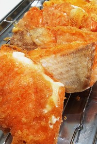カリカリ ˙ᵕ˙ 鮭のチーズはさみ焼き