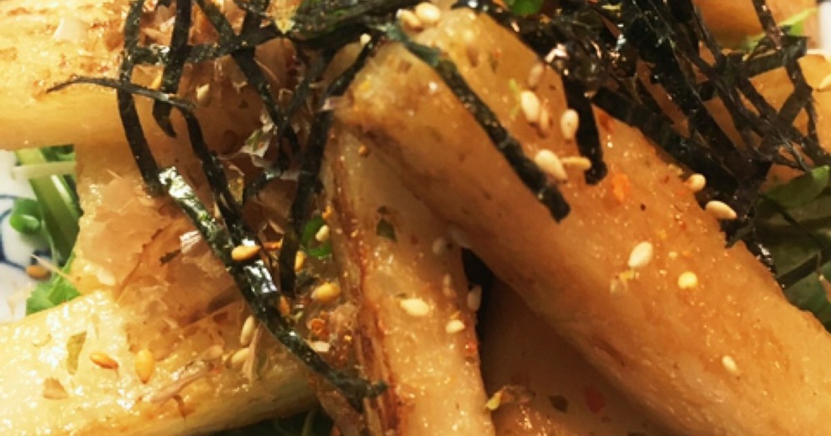 さくさくこんがり長芋の香り焼き レシピ 作り方 By 考えるシュフ クックパッド