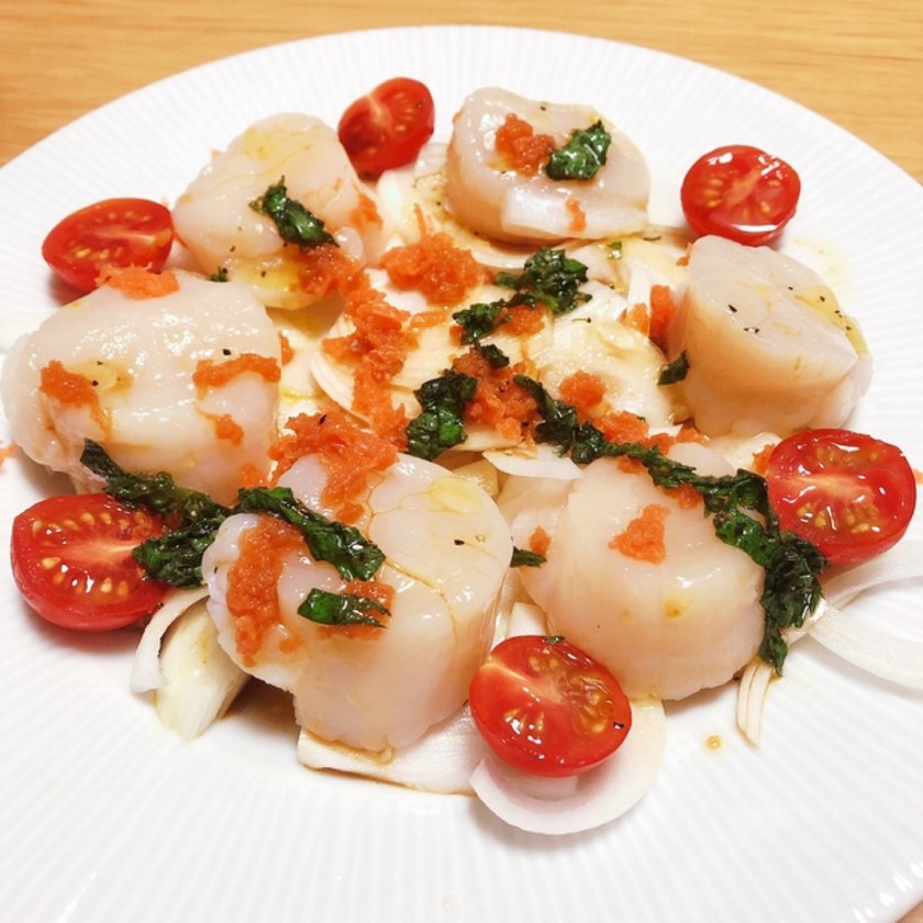 グリーンホタテ貝のタコスのレシピ