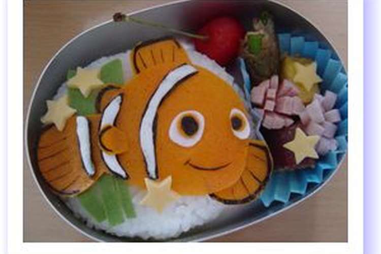 キャラ弁 ファインディングニモ レシピ 作り方 By Bento4kids クックパッド 簡単おいしいみんなのレシピが361万品