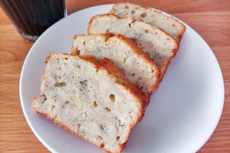 自然な甘さ しっとりバナナパウンドケーキ レシピ 作り方 By まちゃよ クックパッド 簡単おいしいみんなのレシピが349万品