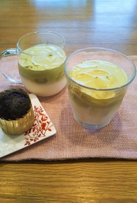 ダルゴナ抹茶ホワイトロシアンのレシピ