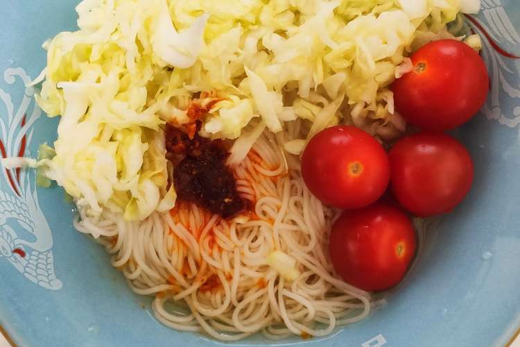 素麺のトッピングにキャベツ レシピ 作り方 By 桃仙人 クックパッド 簡単おいしいみんなのレシピが366万品