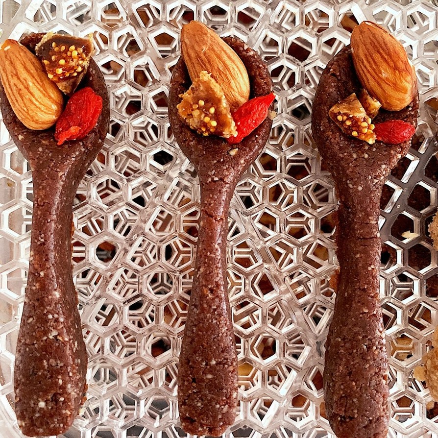 焼かないチョコレートピーナッツバタークッキーのレシピ