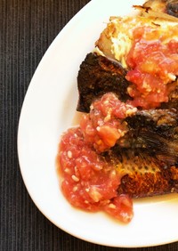 発酵鯖の梅トマトソース