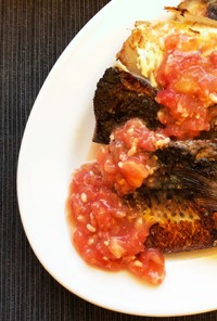 発酵鯖の梅トマトソース