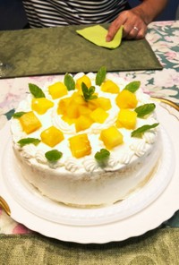 マンゴーショートケーキ