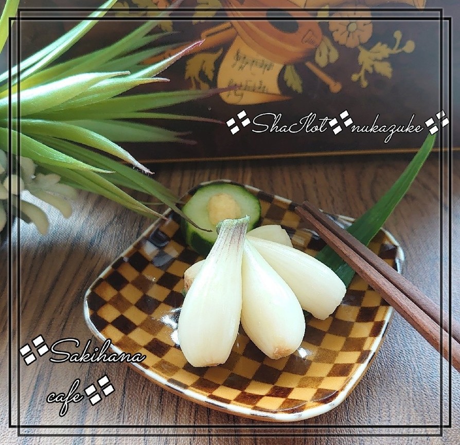 ❖エシャレットの糠漬け❖簡単な和の副菜❖の画像