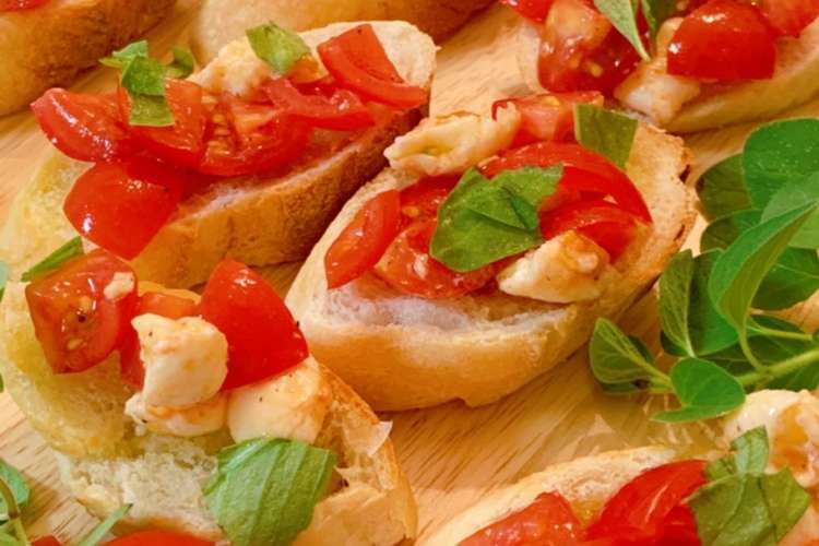 ブルスケッタ レシピ 作り方 By Jujukueche クックパッド