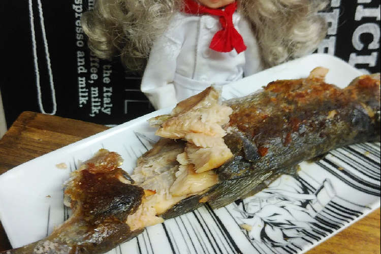 リカちゃん あまごの塩焼きye E レシピ 作り方 By ゆち虎 クックパッド