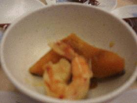 かぼちゃと海老の煮物