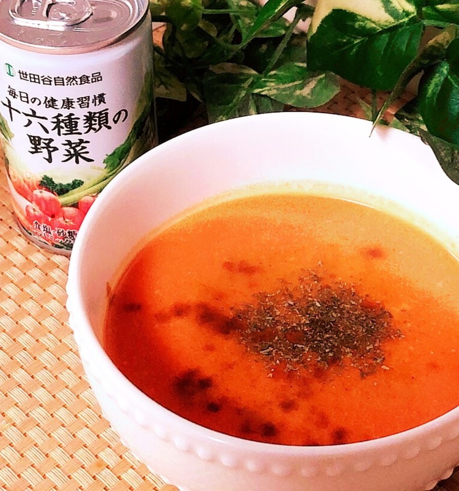 ★野菜ジュース＆ヨーグルトで綺麗スープ★の画像