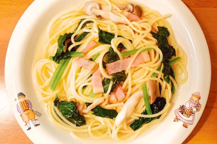 ほうれん草ときのこの和風だしスープパスタ レシピ 作り方 By Lisak クックパッド 簡単おいしいみんなのレシピが366万品