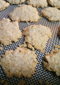 簡単ヘルシー✾米粉オートミールクッキー