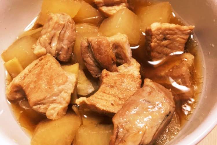 電気圧力鍋で作る簡単豚バラ大根 レシピ 作り方 By 健康王子 クックパッド