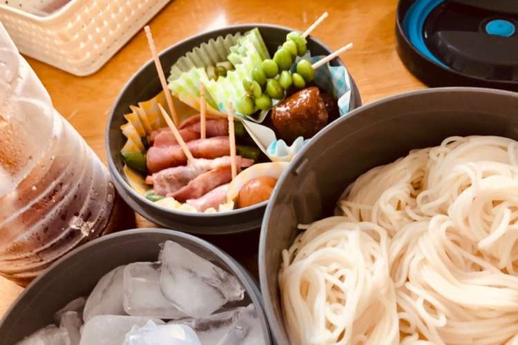 前日から準備 夏 そうめん弁当 保冷弁当 レシピ 作り方 By Meyuyu クックパッド 簡単おいしいみんなのレシピが356万品