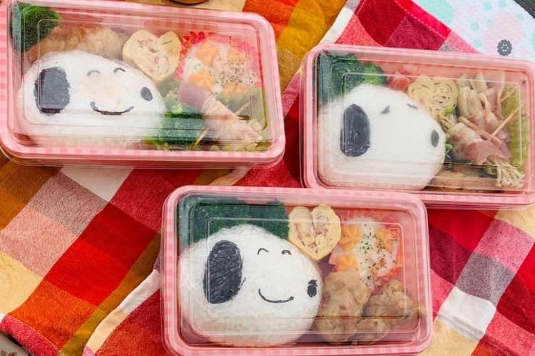 キャラ弁当 超簡単スヌーピー ハート卵 レシピ 作り方 By Risarecipe クックパッド 簡単おいしいみんなのレシピが376万品